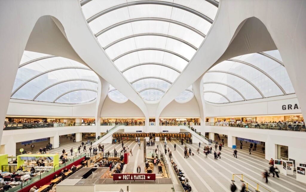 New Street Station bulkheads and cladding, Birmingham