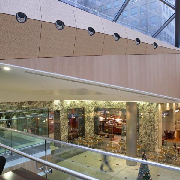 Canary Wharf Mall, Wall cladding by Gillespie UK